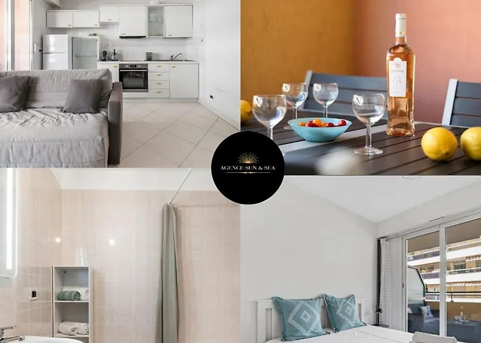 Le Palacio Centre-ville - Parking Prive -terrasse Μεντόν